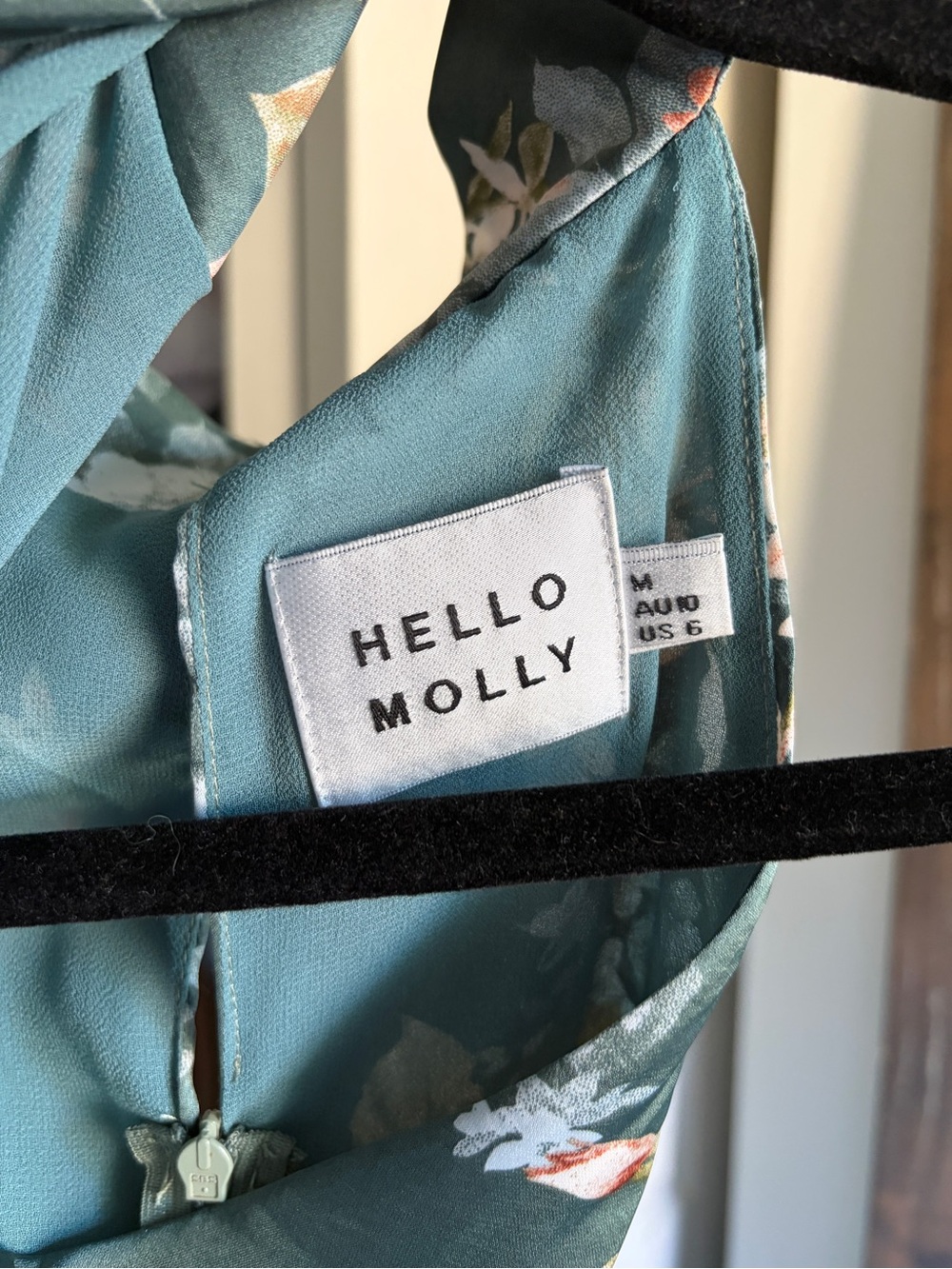 Hello Molly Faking It Floral Satin Midi Dress - Picture 8 of 9